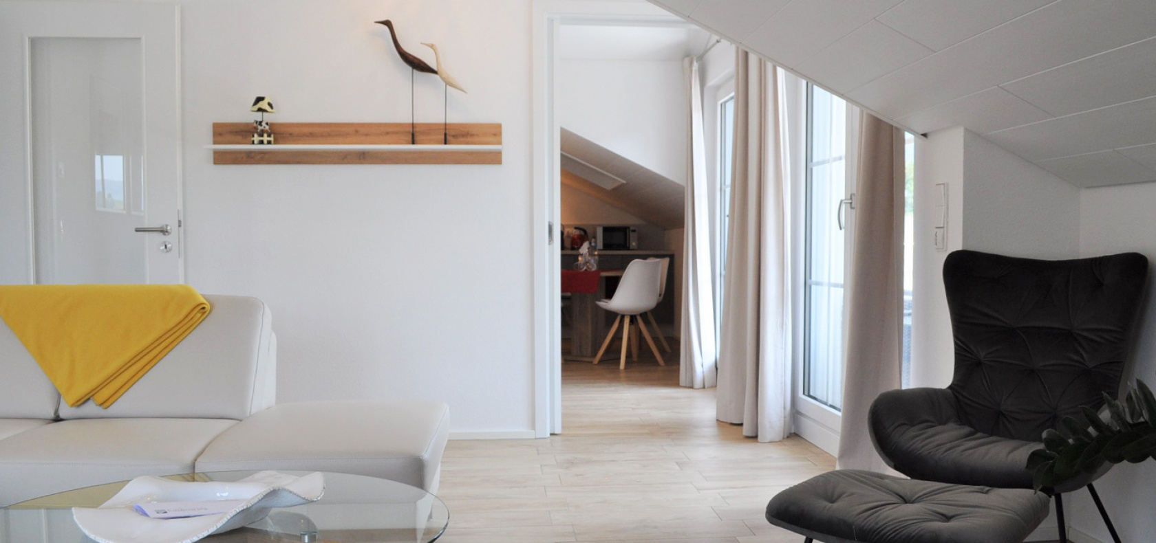 Wohnzimmer / Küche - Ferienwohnung Edelweiss