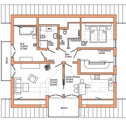 Grundriss Ferienwohnung Edelweiss